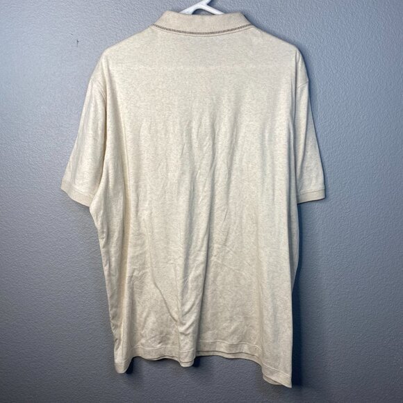 Banana Republic Cream Vintage Inspired Polo - Picture 2 of 5